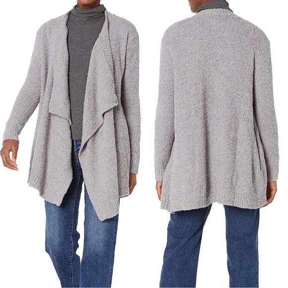 UGG Phoebe Open Draped Wrap Cardigan Grey Size XS NWT - Picture 10 of 10